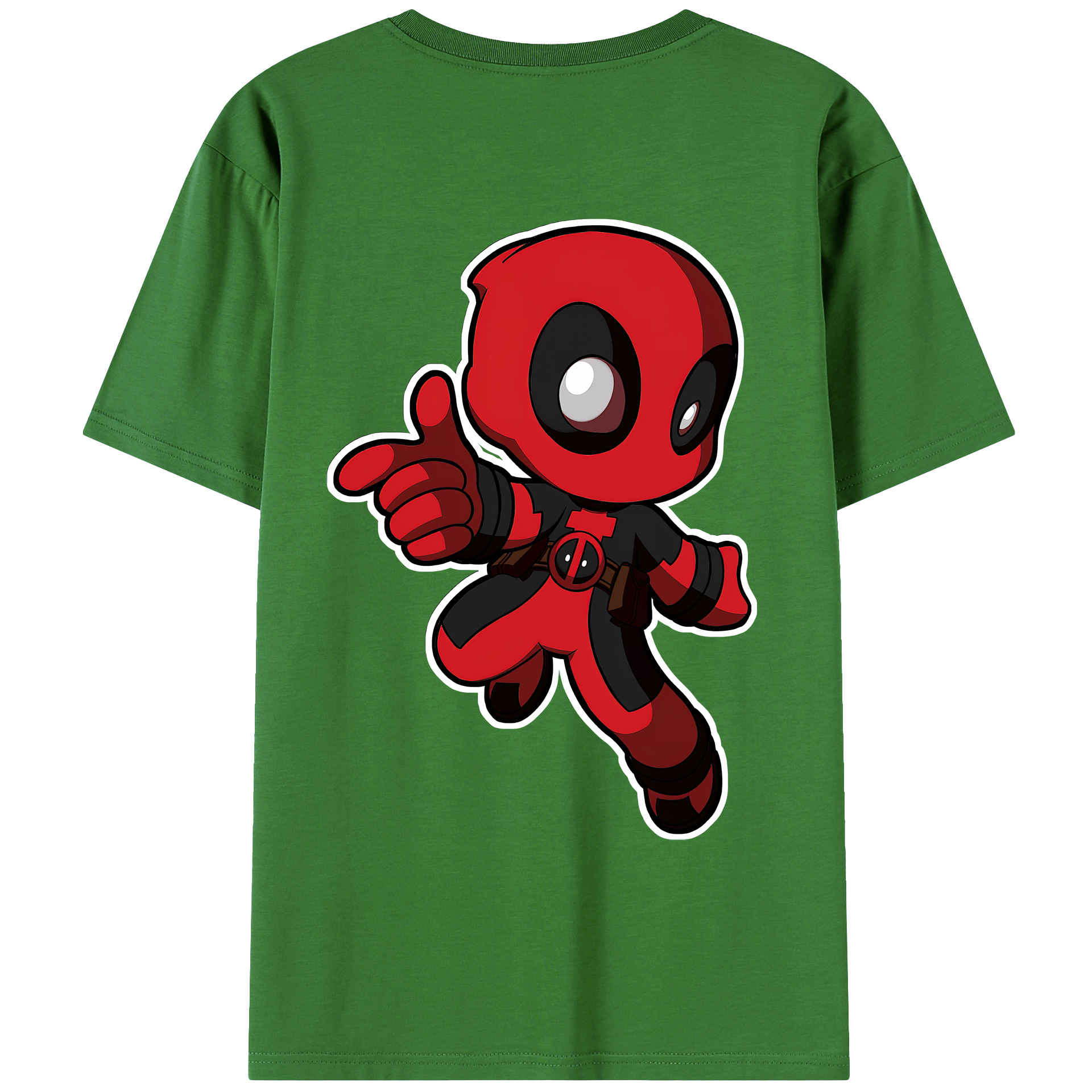 （画像用） Deadpool デッドプール レディース半袖Tシャツ(バックプリント)